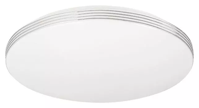 Светодиодный потолочный светильник Oscar из металлопластика белый/хром Ш:35см В:6см Rabalux