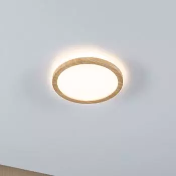 Светодиодный потолочный светильник Paulmann Atria Shine Backlight под дерево 19см, коричневый