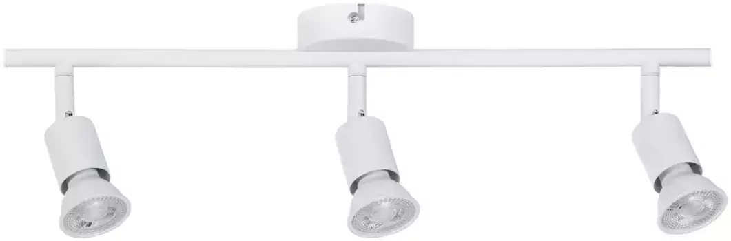 Светодиодный потолочный светильник Paulmann "Carolina", 3 лампочки, лампа GU10 | без лампочки, GU10 Высота: 12,4 см, белый
