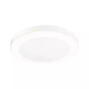 Светодиодный потолочный светильник Paulmann для наружного освещения "Circula IP44 круглый 320мм 3000К 14Вт 880лм 230В пластик" 32,0 см, Высота: 5,4 см, белый