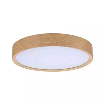 Светодиодный потолочный светильник Paulmann "Selection Bath Tega IP44 24W 230V пластик", 1 лампочка, WhiteSwitch 33,4 см, Высота: 6,4 см, цвет holzfarben