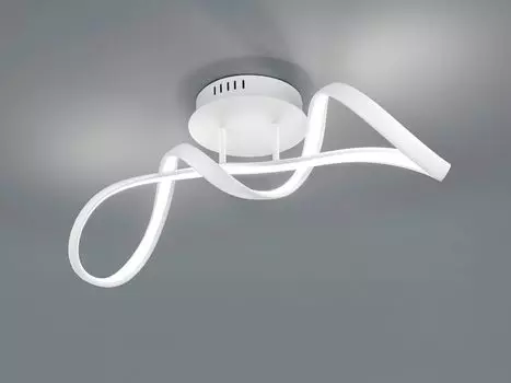 Светодиодный потолочный светильник PERUGIA металл, белый матовый, 3 уровня затемнения, ширина 60 см Reality Leuchten