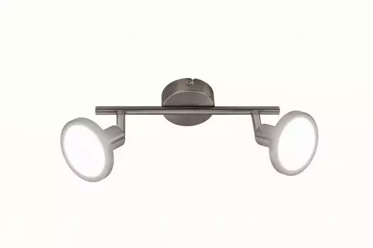 Светодиодный потолочный светильник, подвижные споты, Nino NEO Nino Leuchten, серебро