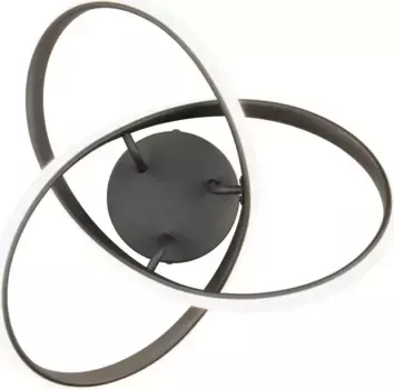 Светодиодный потолочный светильник Reality Leuchten, черный