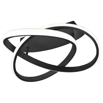 Светодиодный потолочный светильник Reality Leuchten Course, черный