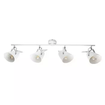 Светодиодный потолочный светильник RGB, подвижные споты, хром, белый, 30 см etc-shop