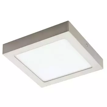 Светодиодный потолочный светильник RGB, пульт дистанционного управления, регулировка яркости, никель, высота 3,5 см EGLO, серебро