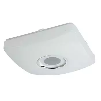 Светодиодный потолочный светильник RGB, пульт дистанционного управления, динамик, диммер Globo Lighting, белый