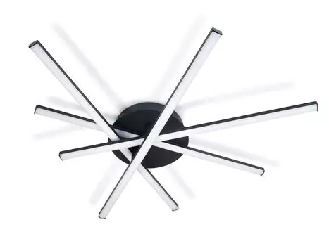 Светодиодный потолочный светильник с 4 лампами, 35 Вт, 4000 К, современный круглый потолочный светильник, включая пульт дистанционного управления, Rivera. LumenTEC