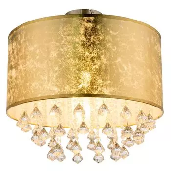 Светодиодный потолочный светильник с сусальным золотом и кристаллами, AMY etc-shop