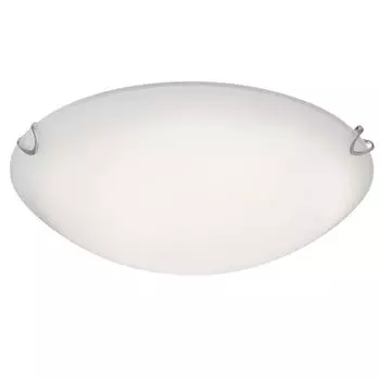 Светодиодный потолочный светильник, сатиновое стекло, металл, D 30 см Globo Lighting, белый
