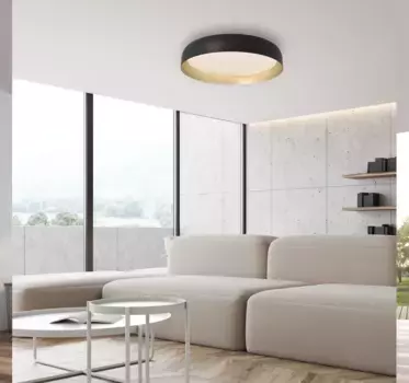 Светодиодный потолочный светильник Selltec, черный