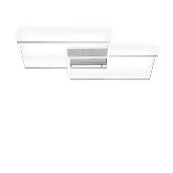 Светодиодный потолочный светильник Selltec LILIA CCT с контролем цветовой температуры, пультом дистанционного управления и регулировкой яркости для гостиной, спальни, столовой 14010-55, 14011-55, 14012-55, серебро