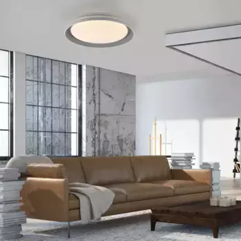 Светодиодный потолочный светильник Selltec, серый