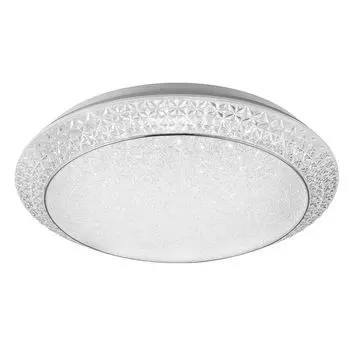 Светодиодный потолочный светильник со схемой CCT и диммером etc-shop, белый