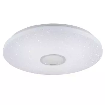 Светодиодный потолочный светильник со звездным небом, пультом, 59 см etc-shop, белый