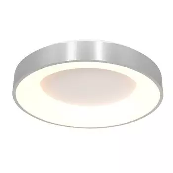 Светодиодный потолочный светильник Steinhauer Ringlede серебристо-белый, 30 Вт, 2800 лм, серебро