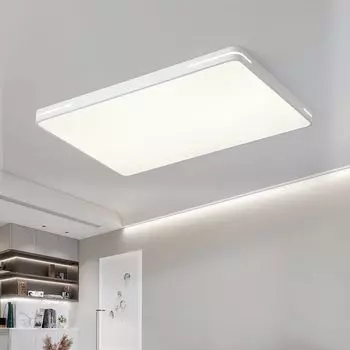 Светодиодный потолочный светильник Style home, 192 Вт, 90x60x5 см, полностью регулируемый с помощью пульта дистанционного управления, прямоугольный для гостиной, спальни, кухни, белый