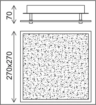Светодиодный потолочный светильник Trango