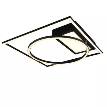 Светодиодный потолочный светильник Trio Downey, черный