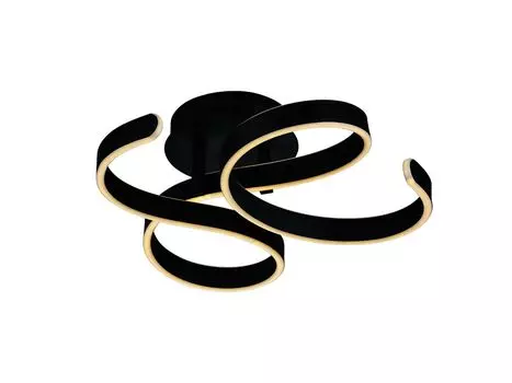 Светодиодный потолочный светильник Trio Francisco антрацитового цвета, 40 Вт, 6000 лм., серый