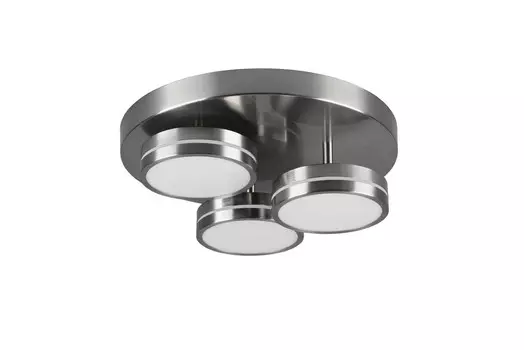 Светодиодный потолочный светильник Trio Leuchten, 35x13 см, никельной