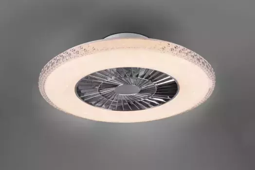 Светодиодный потолочный светильник TRIO Leuchten Harstad, цвет chromfarben