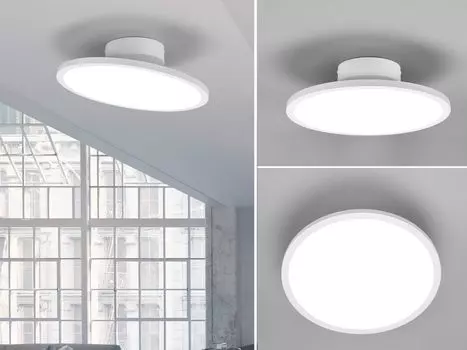 Светодиодный потолочный светильник TRIO. ПОДДОН 29W 4000K 3750лм Белый матовый