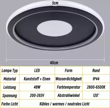 Светодиодный потолочный светильник UISEBRT