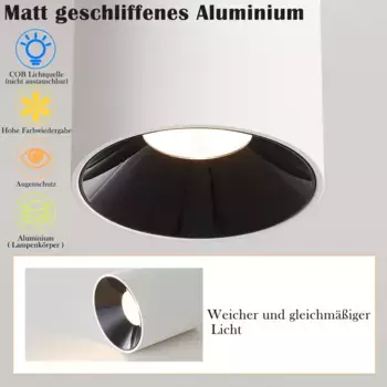 Светодиодный потолочный светильник ZMH, белый