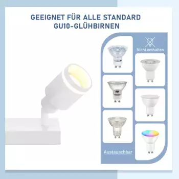 Светодиодный потолочный светильник ZMH, белый