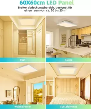 Светодиодный потолочный светильник ZMH, белый