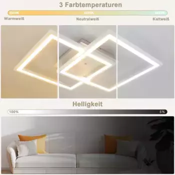 Светодиодный потолочный светильник ZMH, белый