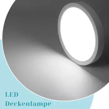 Светодиодный потолочный светильник ZMH, белый