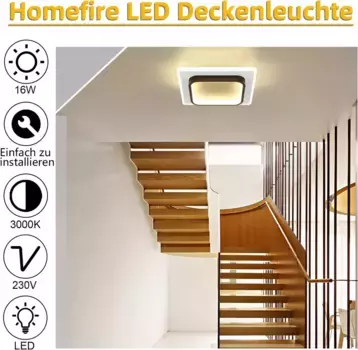 Светодиодный потолочный светильник ZMH, белый