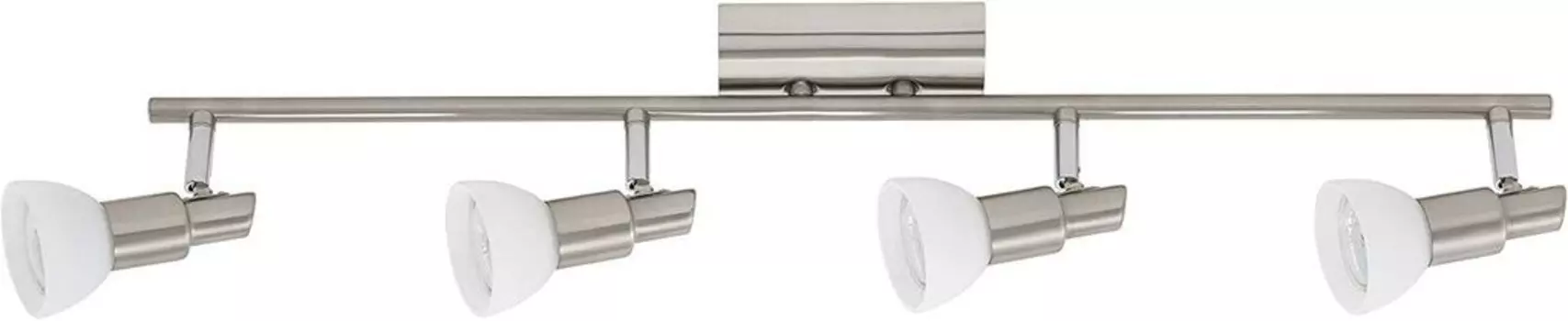 Светодиодный потолочный точечный светильник Briloner, потолочный светильник матовый никель, GU10 4W, поворотный, серебро