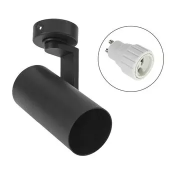 Светодиодный потолочный точечный светильник Madara Mini II черный 6.5Вт GU10 380лм теплый белый 2700К поворотный и поворотный NCC-Licht