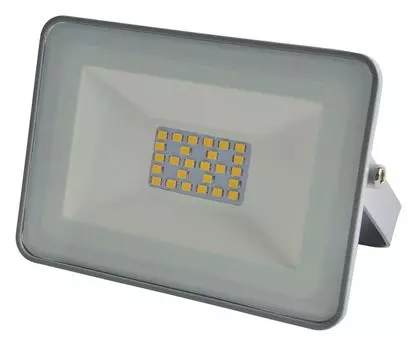 Светодиодный прожектор 20Вт, Светодиодный прожектор, 20Вт 6000К холодный белый 1400 люмен серебро, 220-240В LumenTEC