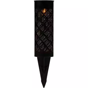 Светодиодный садовый светильник Pauleen «Sunshine Purity», светодиодный модуль источника света | Прочно встроенный светодиод, светодиодный модуль, комплект из 2 шт., питание от солнечной батареи, заземляющий штырь, черный