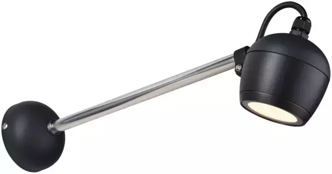 Светодиодный садовый светильник Paulmann "Уличный настенный 230 В Kikolo ZigBee, безопасный для насекомых", 1 лампочка, безопасный для насекомых 9,0 см, Высота: 26,1 см, цвет anthrazit