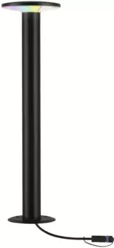 Светодиодный столбик Paulmann "Outdoor Plug & Shine Plate RGBW IP44", 1 лампа, ZigBee, IP44 RGBW 15,9 см, Высота: 60,0 см., цвет anthrazit