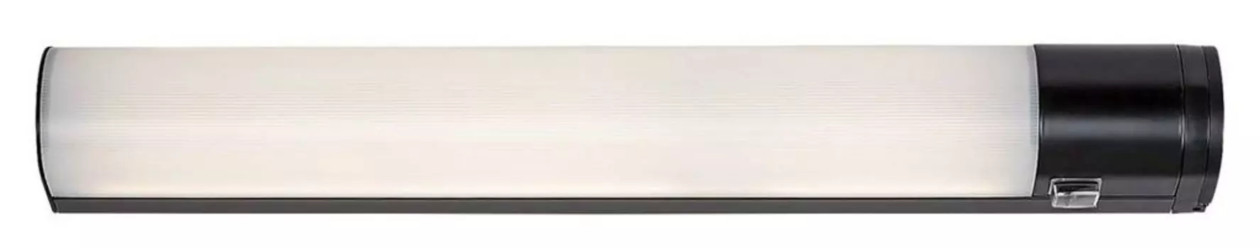 Светодиодный светильник для кухни настенный светильник DUDDU металл/пластик черный белый 20Вт IP44 4000K Д:87см с цоколем Rabalux