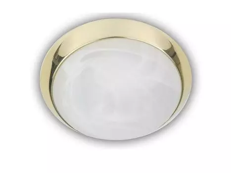 Светодиодный светильник для прихожей освещение для прихожей DIMMABLE 30см алебастр декоративное кольцо полированная латунь Niermann Standby