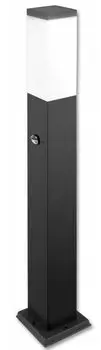 Светодиодный светильник для пути, Светодиодный светильник для пути, цоколь 45 см, детектор движения, черный IP44 230 В, Q290 LumenTEC