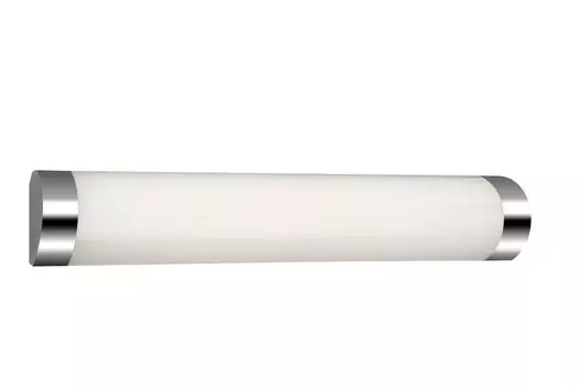 Светодиодный светильник для ванной комнаты BRILONER LEUCHTEN ROD, 11 Вт, 1200 лм, IP44, хром, пластик, 61,5 x 8,7 x 5,2 см, серебро