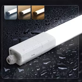 Светодиодный светильник для влажной комнаты Grandekor, 150 см, 48 Вт, 5800 лм, светодиодная трубка, нейтральный белый цвет, 4000 К, лампа для мастерской, IP65, водонепроницаемая лампа для погреба