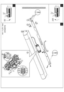 Светодиодный светильник для зеркала EGLO, белый