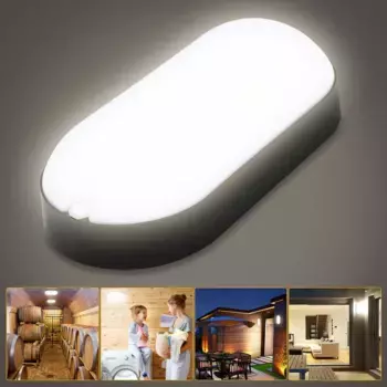 Светодиодный светильник HENGDA, черный