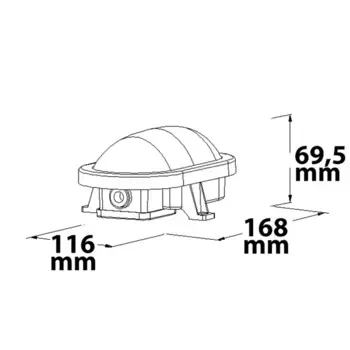 Светодиодный светильник Isoled, белый