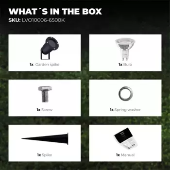 Светодиодный светильник Ledvion, черный